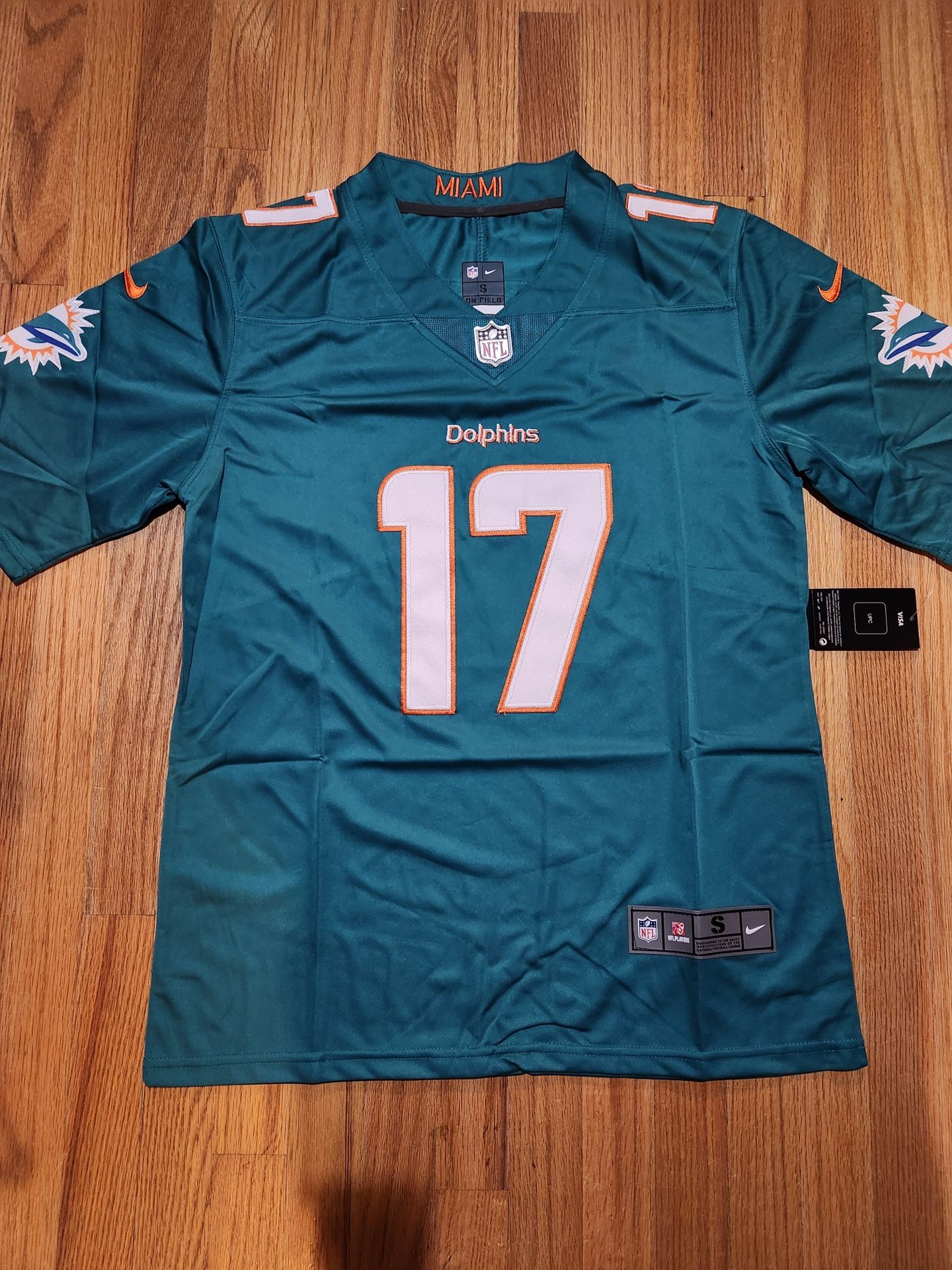 NFL Miami Dolphins football uniform No.17 Jaylen Waddle sports jersey