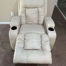 Leather Recliner Chair $20