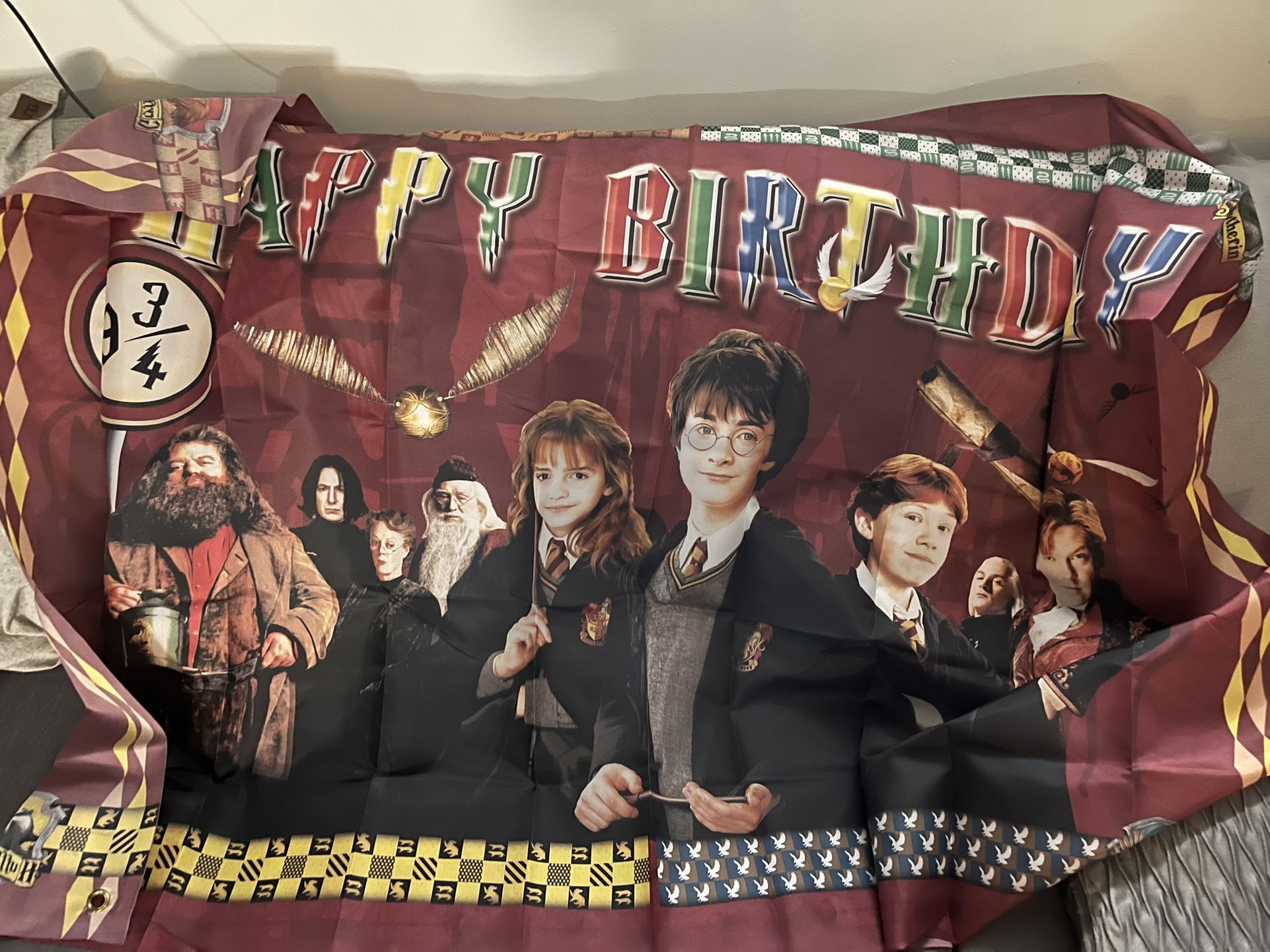 Harry Potter Birthday Backdrop