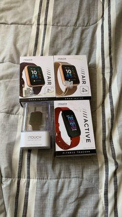 4 I touch watches each comes with its charger, AS IS