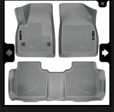 GMC Acadia Floor liners-Husky brand