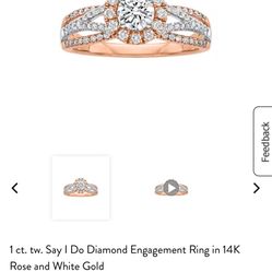 1CTW Real Diamond Ring