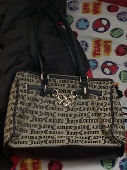 Juicy counture black and tan purse
