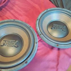 MTX rare old school 10-in single voice coil subwoofers amazing condition. FREE SHIPPING, DEMO, DELIVERY PORTLAND VANCOUVER AREA 