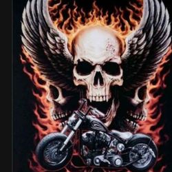 Chopper Skull 5Diamond Kit ~Craft 12x14