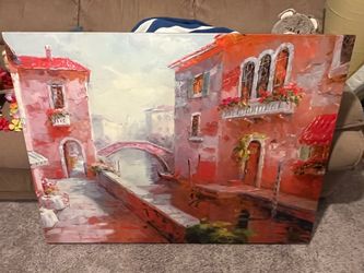 Venice inspired painting 3ft x 4ft