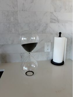 Large hourglass home decor