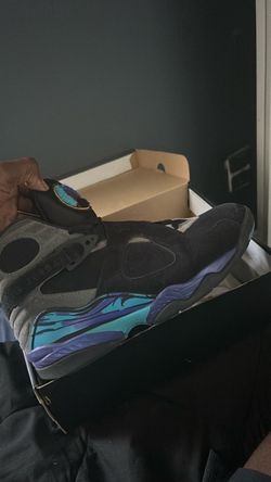 Air Jordan 8 Aqua High-Top Sneakers