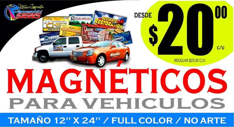 Magnetic Sign!!! Full Color