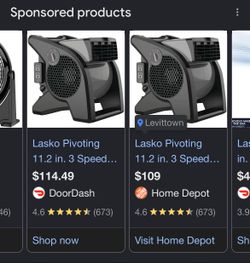 Commercial fans