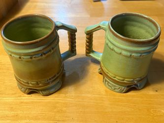 Set of 2 Frankoma Ceramic Mugs
