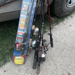 7 Fishing Poles 