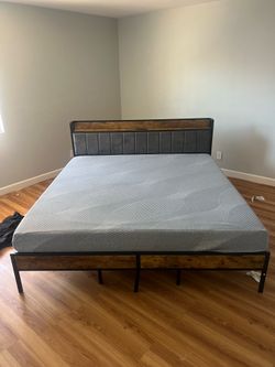 King mattress & frame
