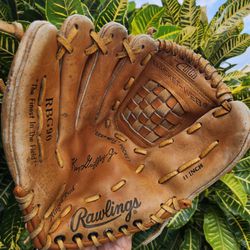 RAWLINGS KEN GRIFFEY JR SIGNATURE LHT LEATHER BASEBALL GLOVE #RGB90 IN GOOD CONDITION 11 INCH