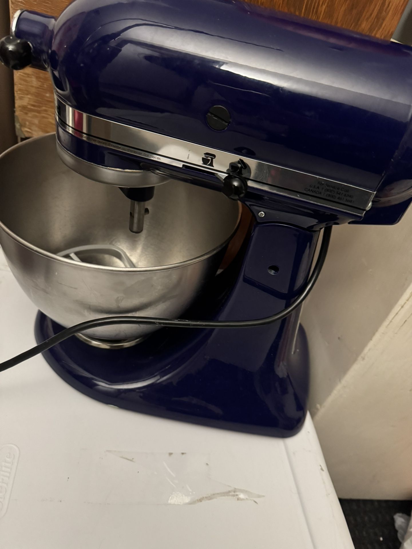 Kitchen Aid mixer With Two Attachments