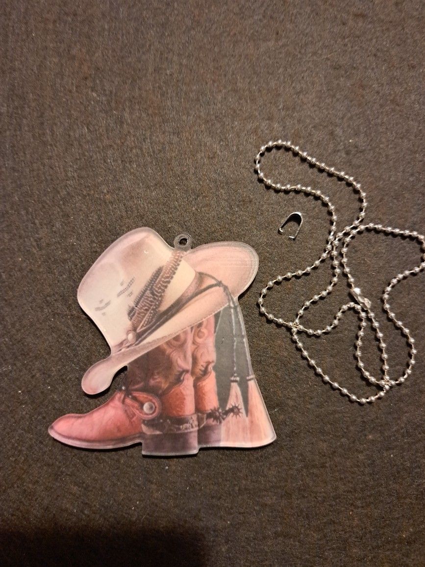 Unique stylish long boot and hat shape design for car hanging interior decoration