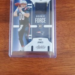 Mac Jones Football Card 