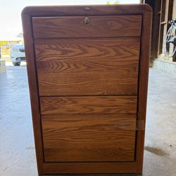 Encore Wooden File Cabinet with Key