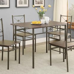 Brand new 5 PCS Rectangular Dining Set    Delivery Included 
