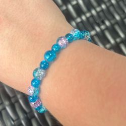 Blue and purple bracelet