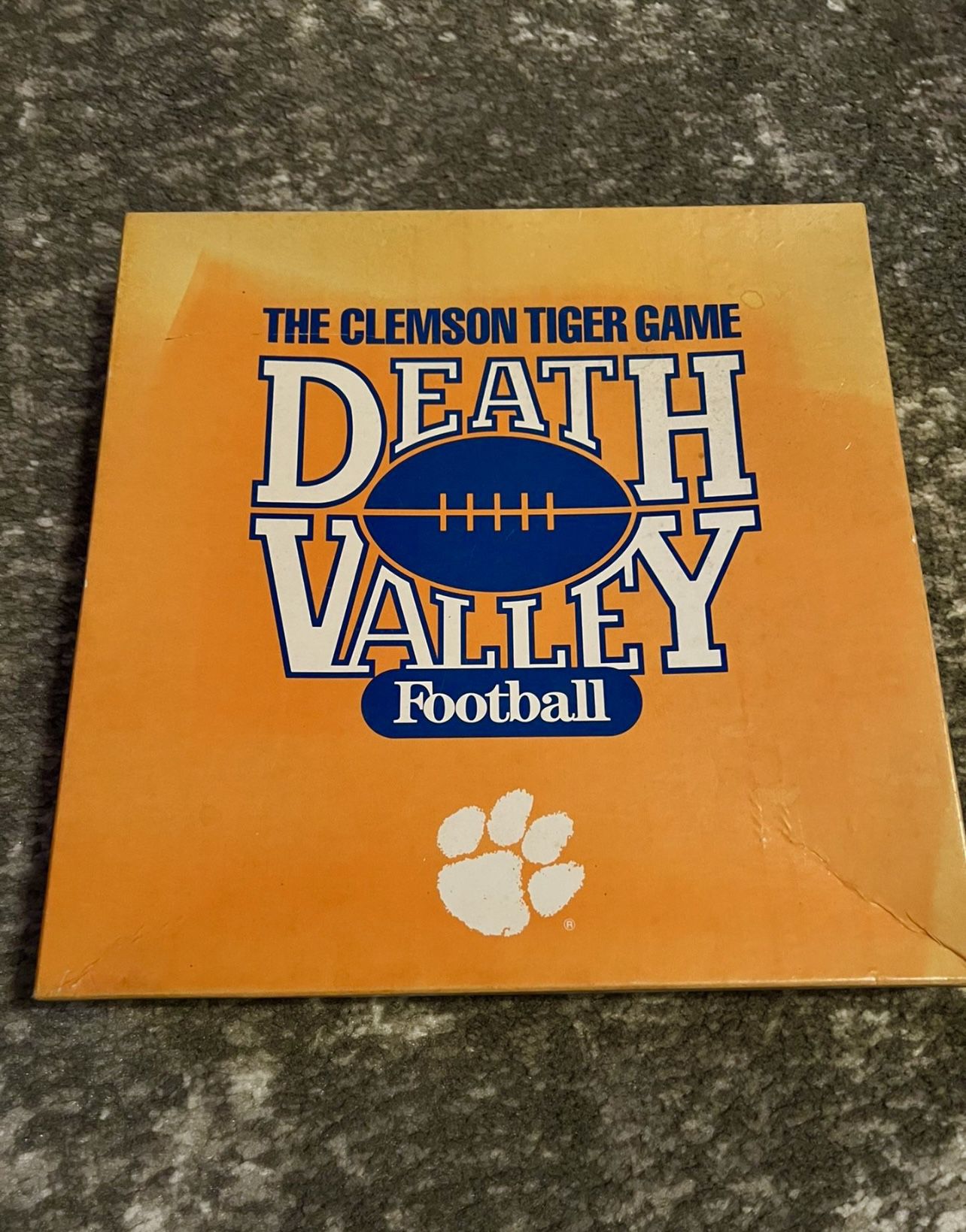 Vintage THE CLEMSON DEATH VALLEY FOOTBALL TRIVIA GAME For The Ultimate Tiger Fan - Rare, Collector’s Piece! 