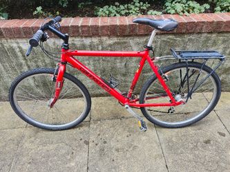Vintage Red Cannondale 14 speed M800 with Pepperoni Fork, 26” wheels - $250
