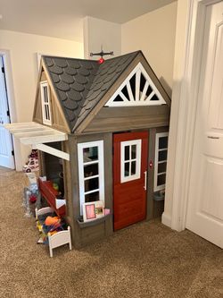 Kids Wooden Playhouse