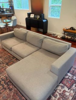 West elm sectional