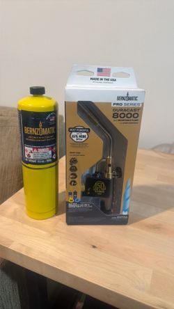 New Bernzomatic TS8000 includes with new full map pro cylinder