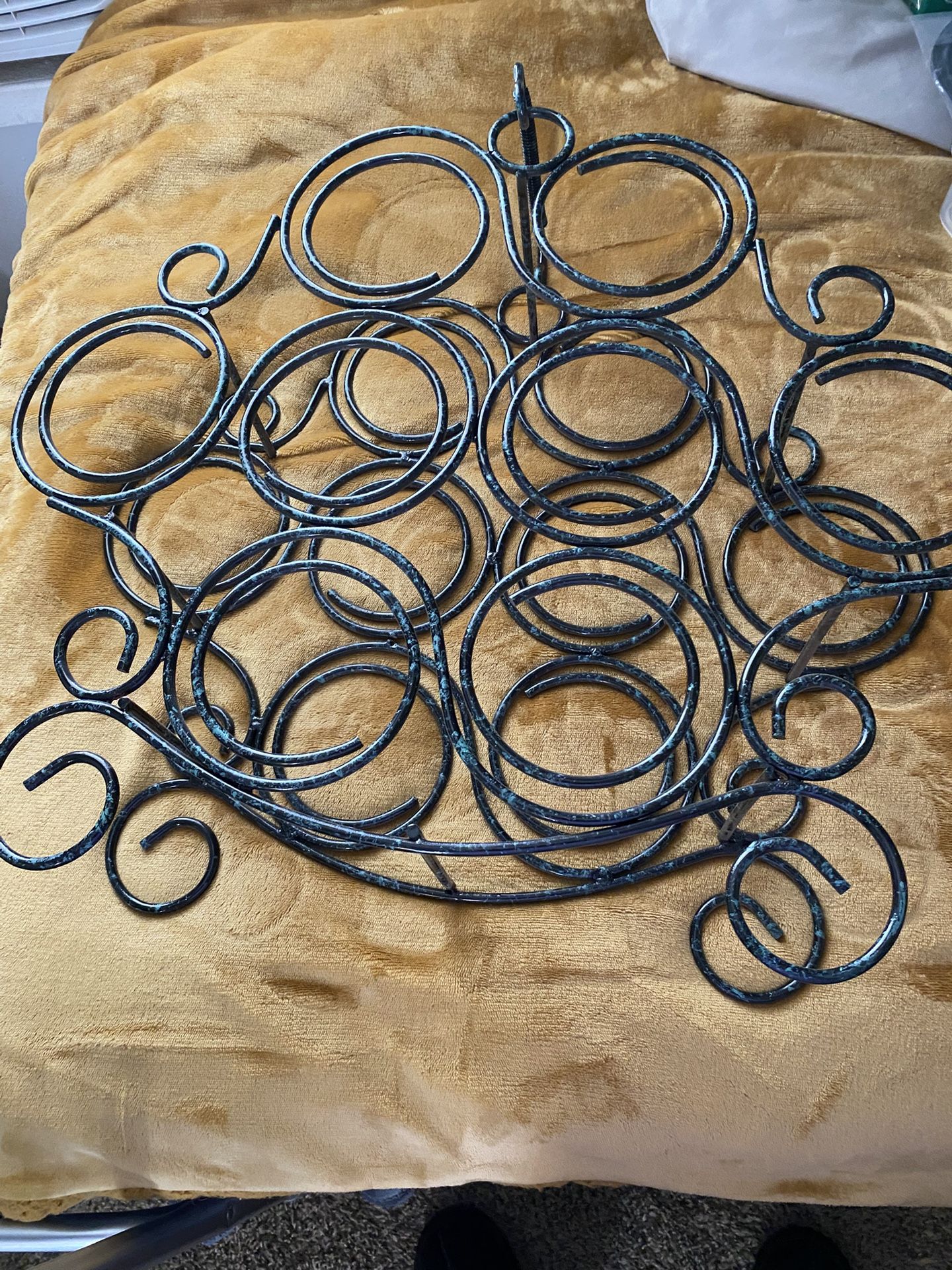 Rod Iron Wine Rack