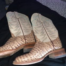 Caiman Crocodile Cowboy Western Boots