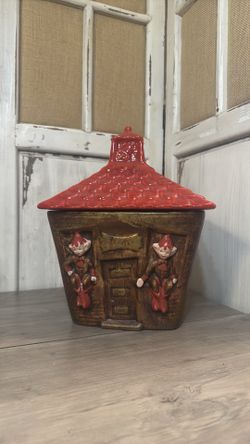 Vintage 1960s Elf  Cookie Jar