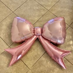 Pink Bow Balloon