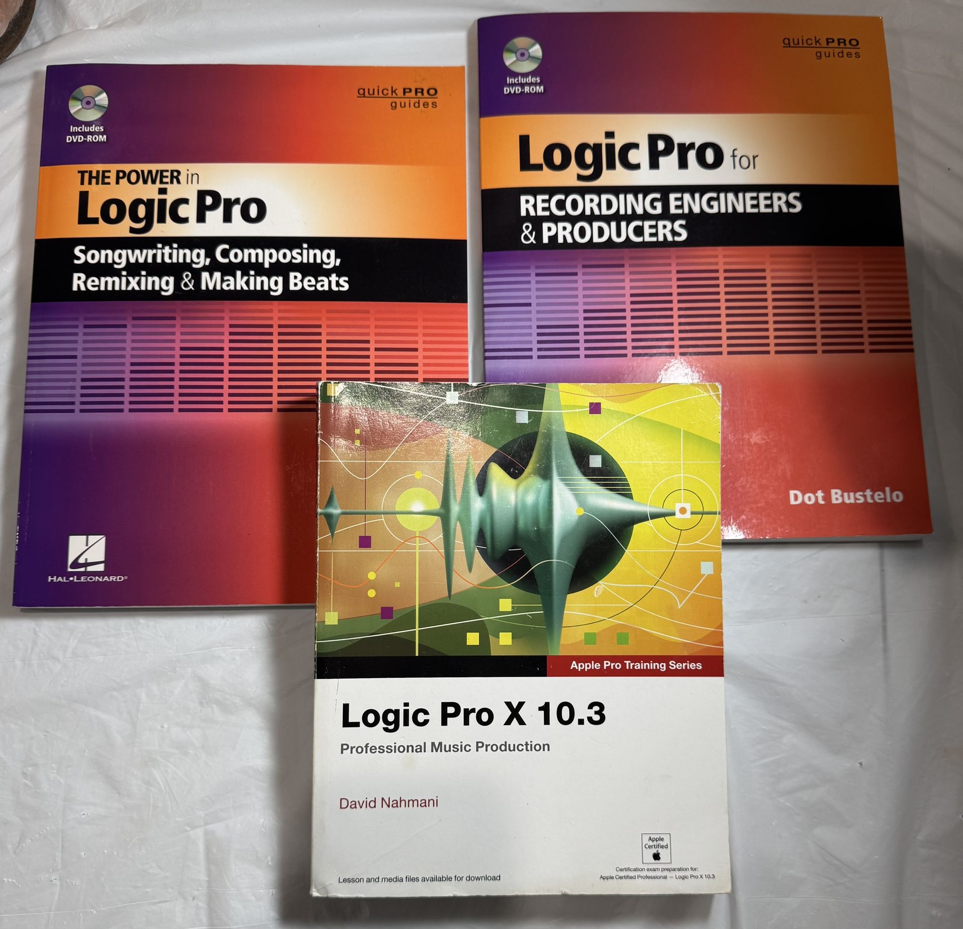 Logic Pro Books Bundle – 3 Books (Great for Producers & Beginners)