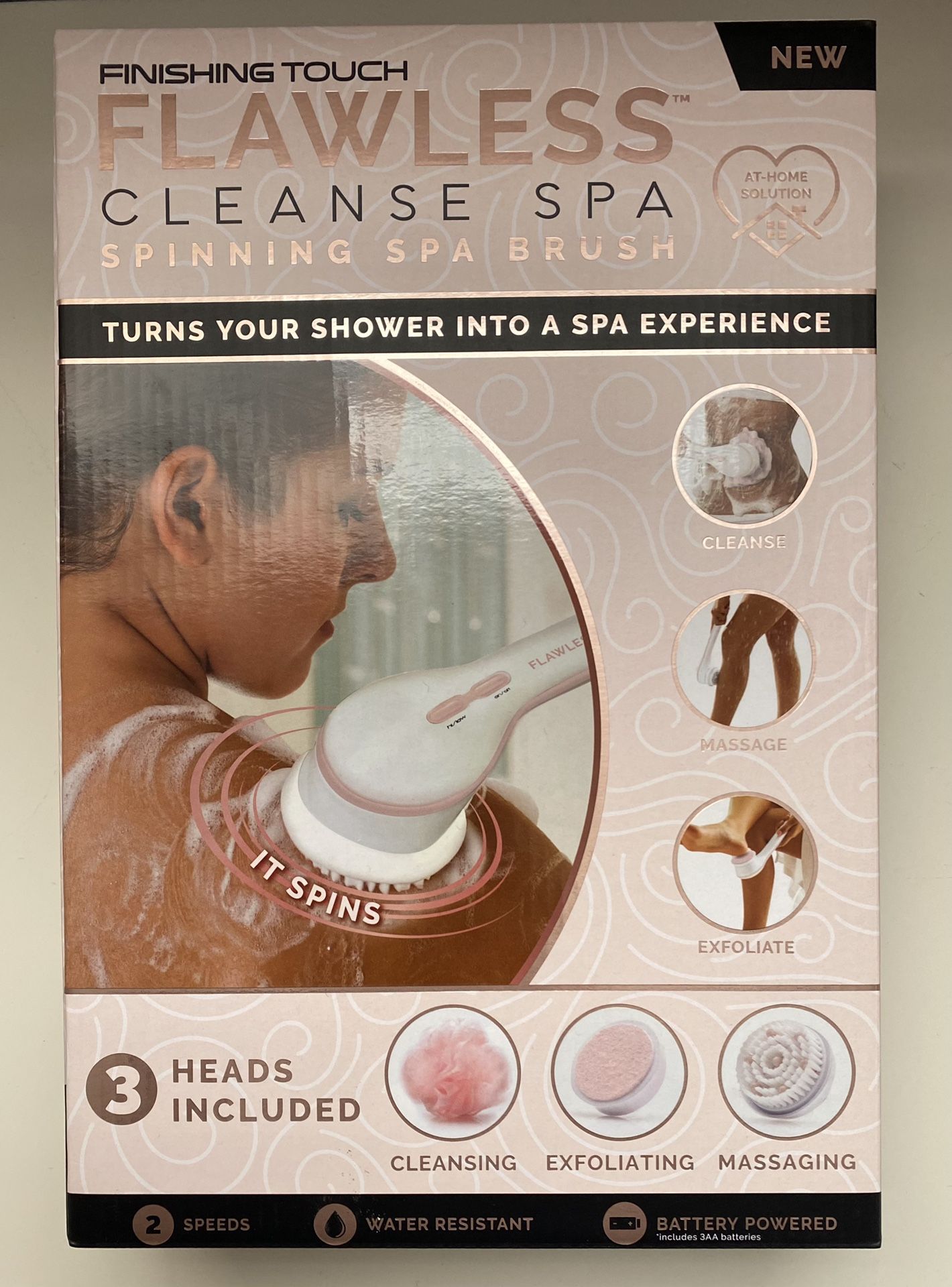 Flawless Cleanse Spa -spinning spa brush