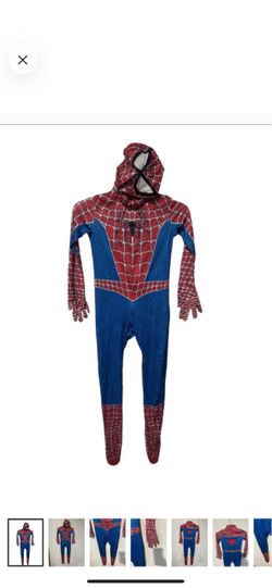 Spiderman kids Halloween superhero jumpsuit costume with mask-XL (140)