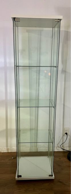IKEA GLASS DOOR CABINET - LIKE NEW