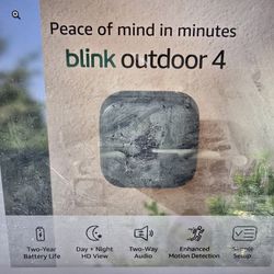 Blink Outdoor 4- Wireless Smart Security Camera 