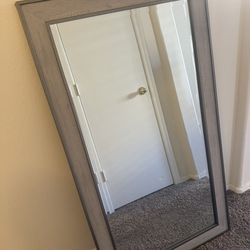 Gray Full Length Mirror