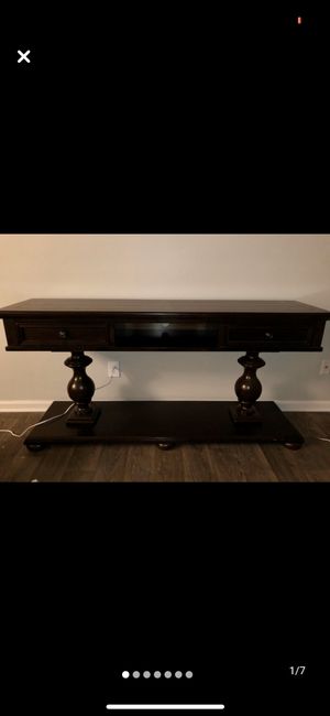 Photo Large Oak Wood Entertainment Center