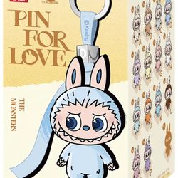 Pop Mart Labubu THE MONSTERS Pin for Love Series A-M Vinyl Plush Pendant Blind Box