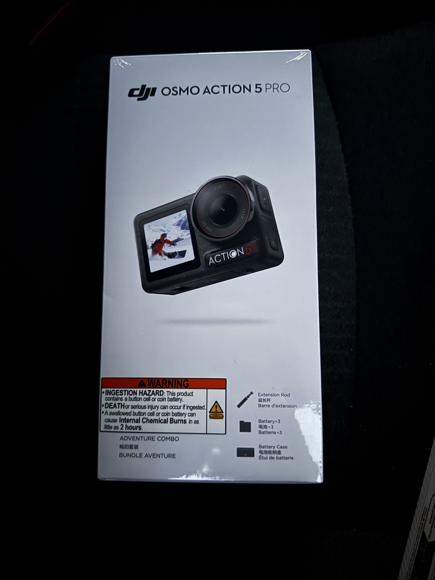 DJI Osmo Action 5 Pro Combo, 4K Video Bundle with Outdoor Action Kit, 64GB microSDXC Card