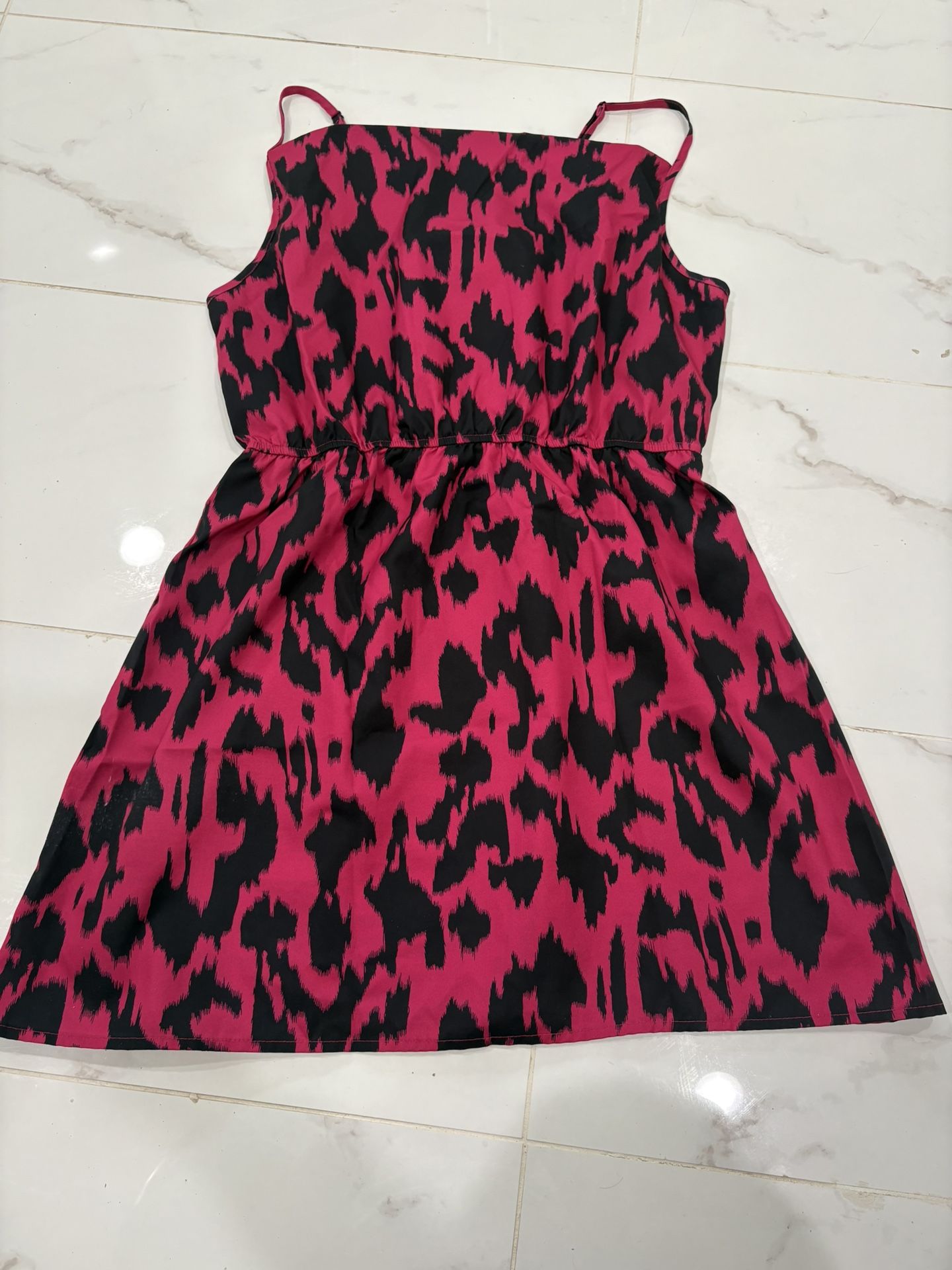Stylish Pink and Black woman Dress