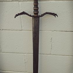 Vintage Decorative Sword / Medieval Style – Made in Spain – 41"​Vintage Toledo Spanish Fantasy Sword - Dragon/Beast Claw Hilt