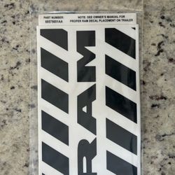 Genuine Ram Mopar Decal Kit Trailer OEM (contact info removed)3AA NEW  