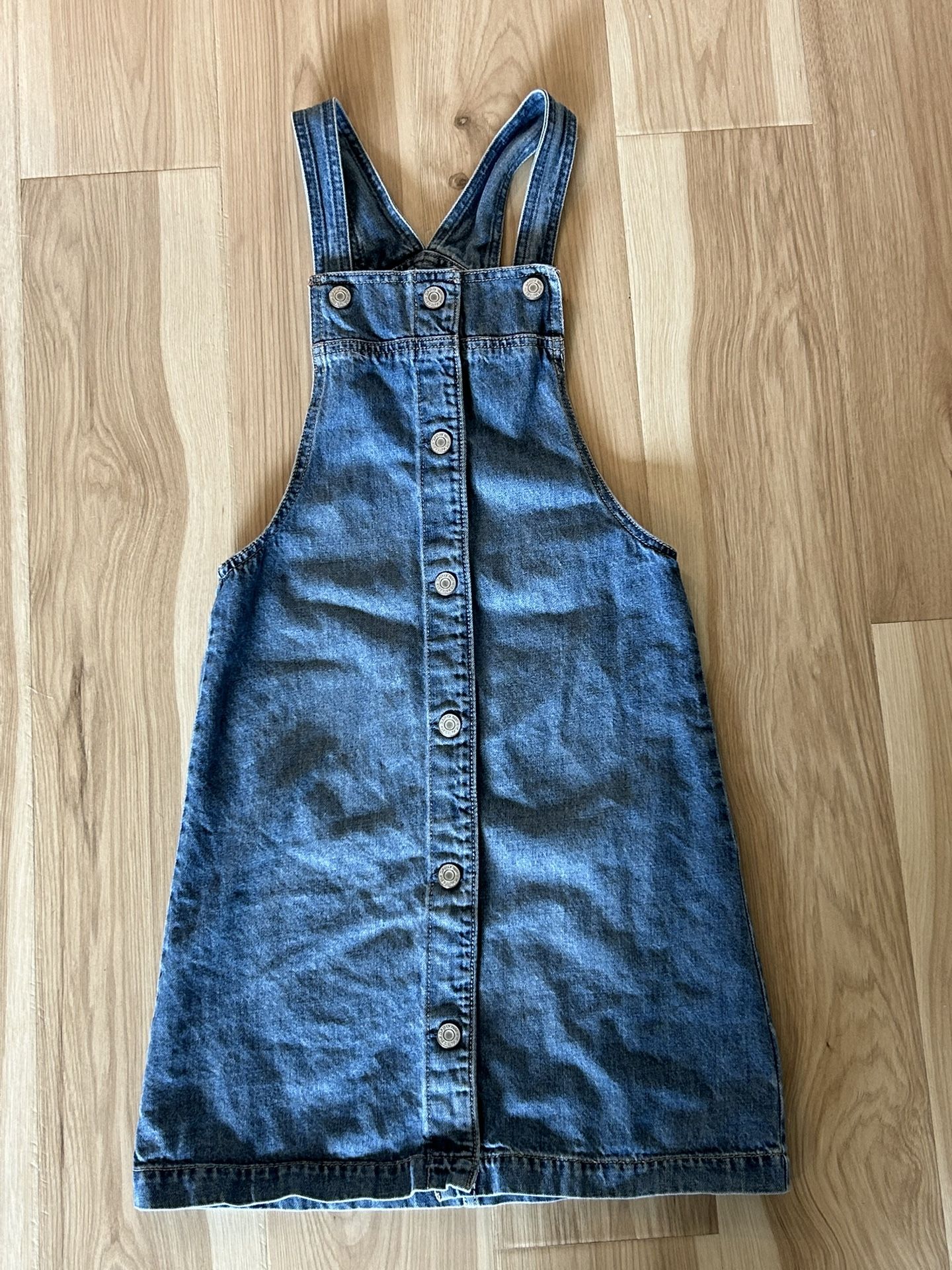 GAP Blue Denim Jumper Dress Youth XL