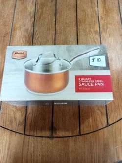 2 quart stainless steel saucepan