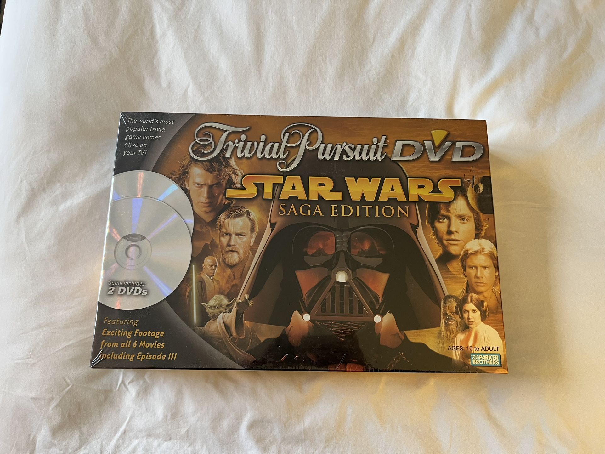 STAR WARS Saga Edition Trivial Pursuit DVD Game
