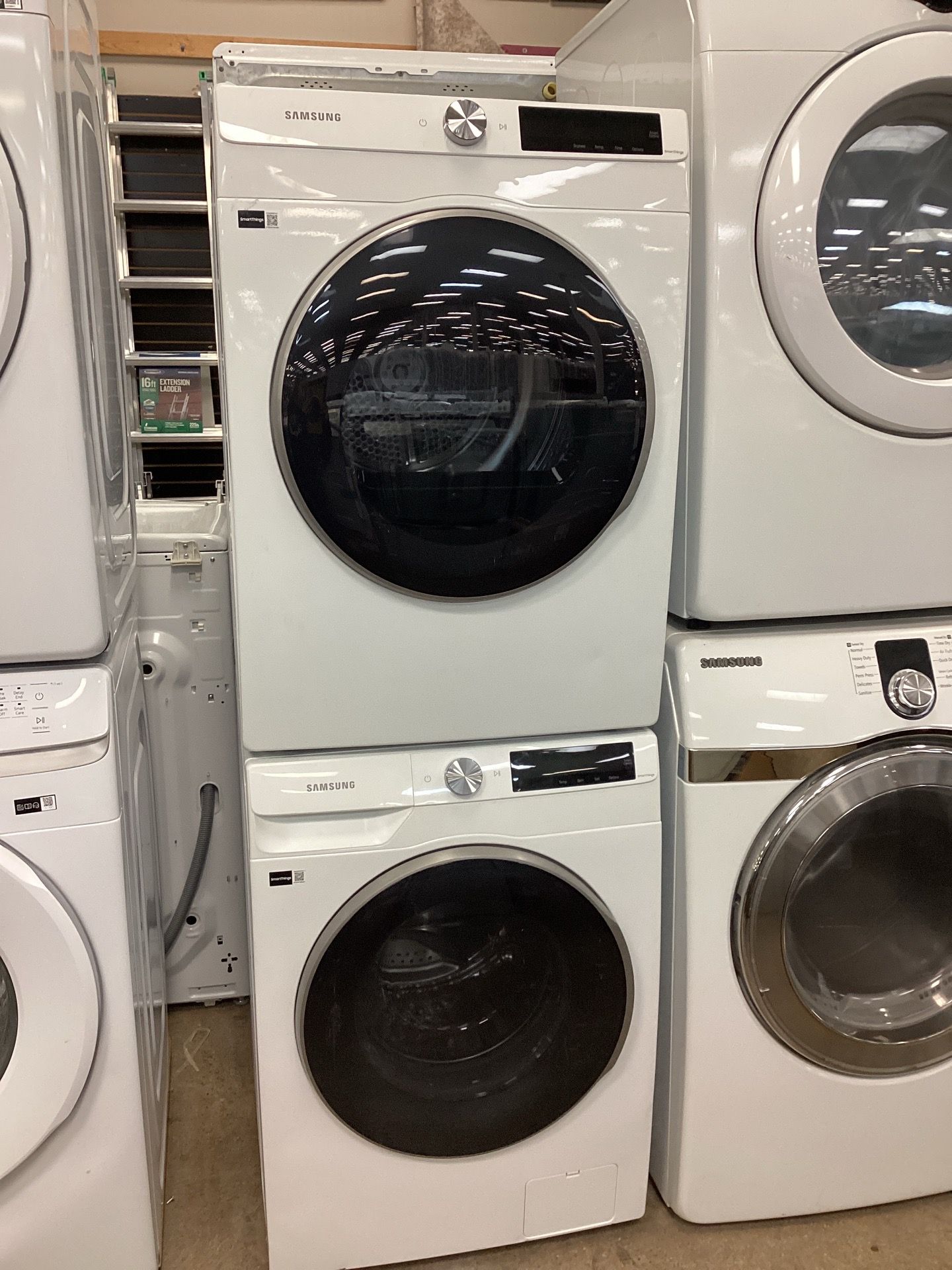 Samsung Smart Front Load 2.5 cu.ft. Washer and Electric 4.0 cu.ft. Dryer Set Compact