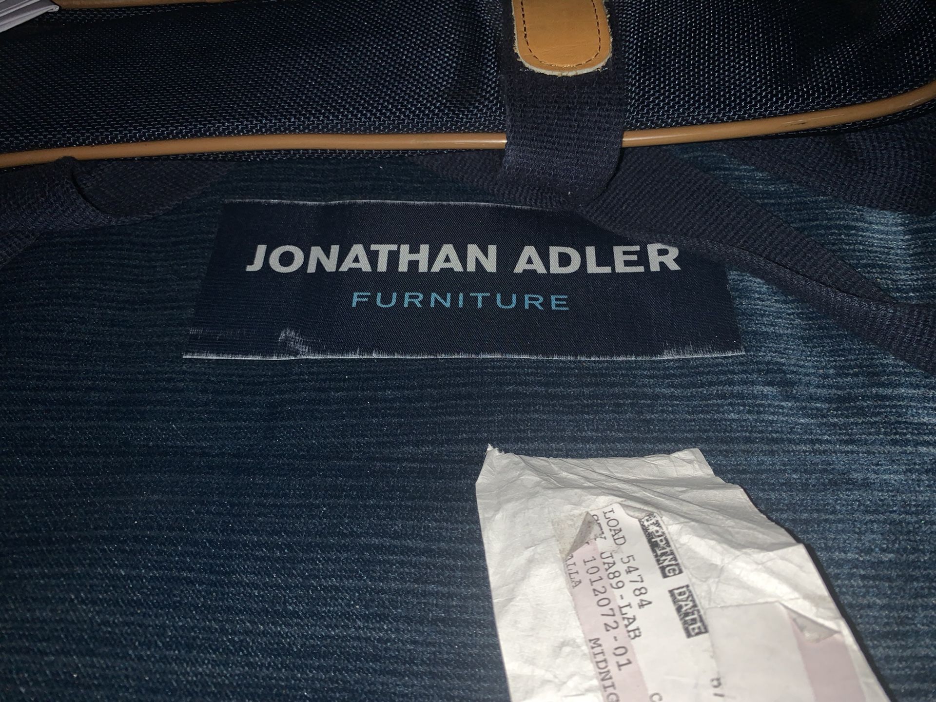 Jonathan Adler loveseat couch